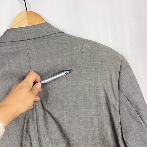 Lauren Ralph Lauren Wool Blend Blazer Suit‎ Jacket Size 42R Academia Corporate - Picture 11 of 14